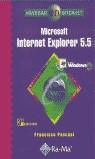 INTERNET EXPLORER 5.5 (3 ED.) | 9788478974573 | PASCUAL, FRANCISCO