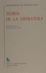 TEORIA DE LA LITERATURA | 9788424900458 | AGUIAR E SILVA, VITOR MANUEL DE