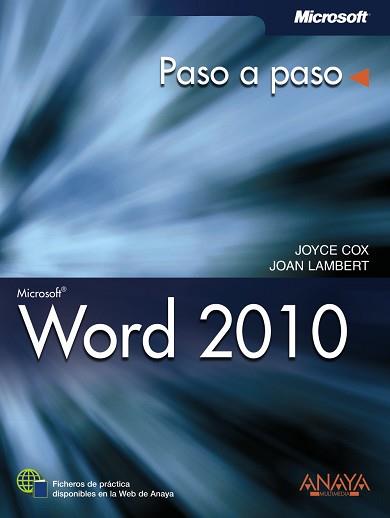 WORD 2010 PASO A PASO | 9788441528536 | COX, JOYCE / LAMBERT, JOAN