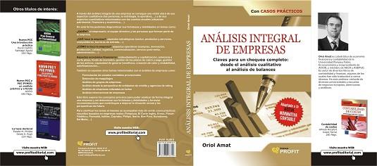 ANALISIS INTEGRAL DE EMPRESAS ( CLAVES PARA UN CHEQUEO ... ) | 9788496998629 | AMAT, ORIOL