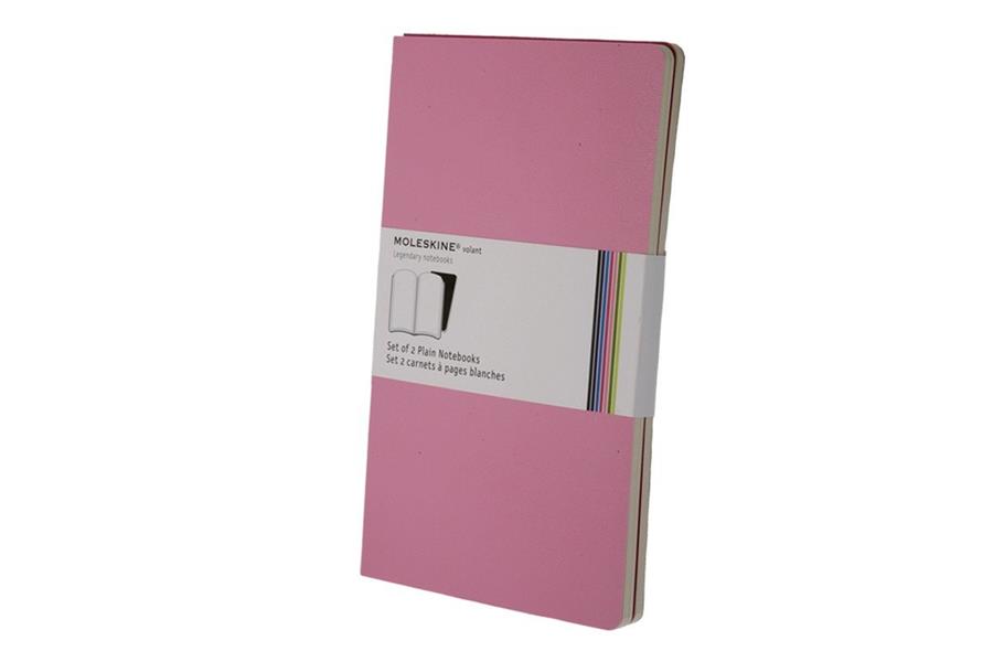 PINK PLAIN VOLANT2 NOTEBOOKS L ROSA LISO BLANDA 2 CUADERNOS | 9788883708732 | MOLESKINE