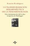 TRANSFORMACION HERMENEUTICA DE LA FENOMENOLOGIA | 9788430930661 | RODRIGUEZ, RAMON