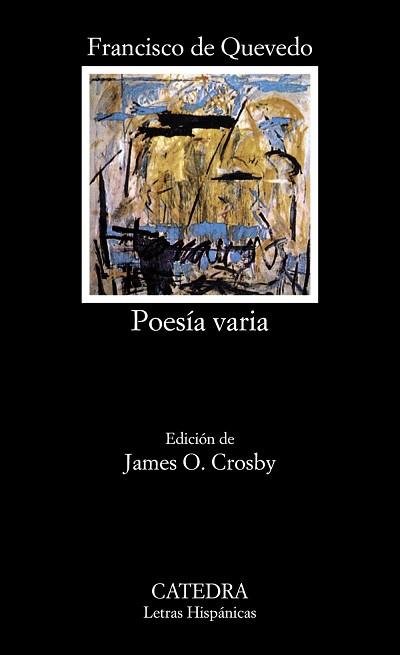 POESIA VARIA (QUEVEDO) | 9788437602660 | QUEVEDO, FRANCISCO DE