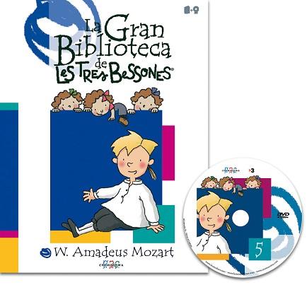 TRES BESSONES LA GRAN BIBLIOTECA: W.AMADEUS MOZART + DVD | 9788495731319 | VARIS