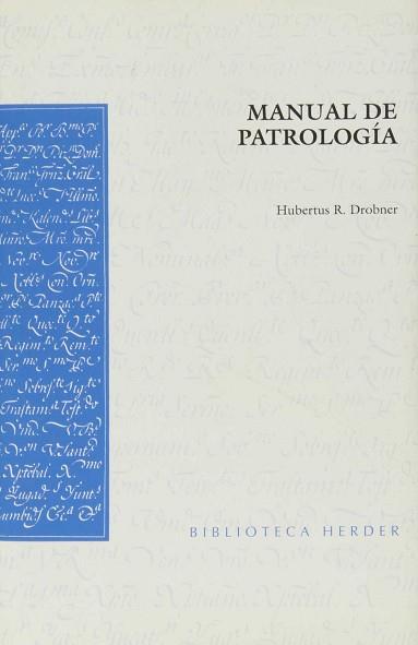 MANUAL DE PATROLOGIA (TELA) | 9788425420221 | DROBNER, HUBERTUS R.