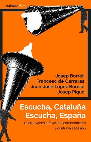 ESCUCHA, CATALUÑA. ESCUCHA, ESPAÑA | 9788499426280 | PIQUÉ, JOSEP / CARRERAS, FRANCESC DE / BORRELL FONTELLES, JOSEP / LÓPEZ BURNIOL, JUAN-JOSÉ