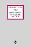 FUNDAMENTOS DE FILOSOFIA POLITICA | 9788430932191 | BADILLO O'FARRELL, PABLO