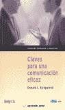 CLAVES PARA UNA COMUNICACION EFICAZ | 9788480885843 | KIRKPATRICK, DONALD L.