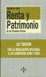 RENTA Y PATRIMONIO (TEXTOS LEGALES) | 9788430935062 | MARTIN QUERALT, JUAN