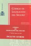 CODIGO DE LEGISLACION DEL SEGURO (+ CD) | 9788434014206 | VERGEZ, M./ CALZADA, A.