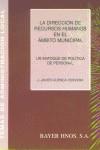 DIRECCION DE RECURSOS HUMANOS EN EL AMBITO MUNICIPAL | 9788470283338 | CUENCA CERVERA, J.JAVIER