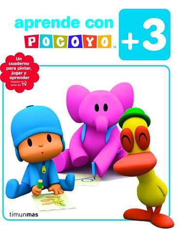 APRENDE CON POCOYO PARA PINTAR JUGAR Y APRENDER +3 | 9788408086161 | ZINKIA