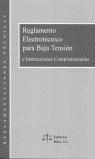 REGLAMENTO ELECTROTECNICO PARA BAJA TENSION | 9788488910196 | VARIS