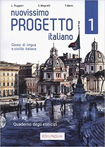 NUOVISSIMO PROGETTO ITALIANO 1   QUADERNO DEGLI ESERCIZI (+ CD AUDIO) | 9788899358525 | VVAA