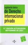 LEGISLACION BASICA DE DERECHO INTERNACIONAL PRIVADO | 9788430945719 | ALEGRÍA BORRÁS RODRÍGUEZ / NURIA BOUZA VIDAL / JULIO D. GONZÁLEZ CAMPOS / MIGUEL VIRGÓS SORIANO (PRE