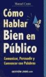 COMO HABLAR BIEN EN PUBLICO | 9788480887519 | COUTO, MANUEL