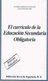 CURRICULO DE LA EDUCACION SECUNDARIA OBLIGATORIA | 9788433105356 | ESPINOSA GONZALEZ, ANTONIO