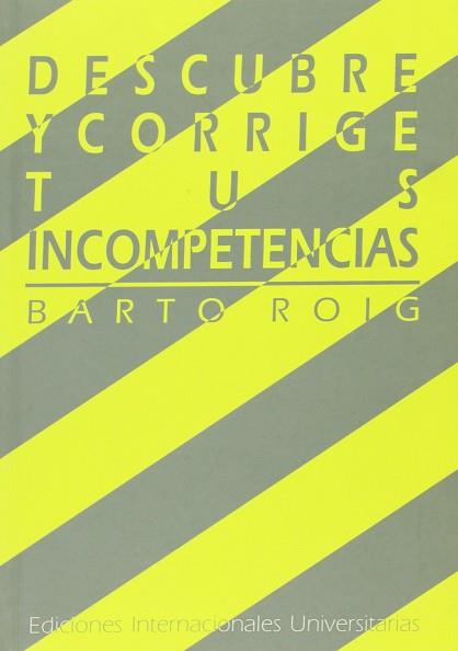 DESCUBRE Y CORRIGE TUS COMPETENCIAS | 9788487155475 | BARTO ROIG, AMAT