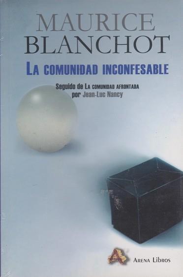 COMUNIDAD INCONFESABLE, LA | 9788495897060 | BLANCHOT, MAURICE