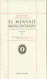 MENSAJE REENCONTRADO, EL (BILINGUE) | 9788495134400 | CATTIAUX, LOUIS