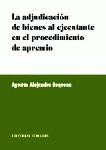 ADJUDICACION DE BIENES AL EJECUTANTE EN EL PROCEDIMIENTO DE | 9788481517095 | SANTOS REQUENA, AGUSTIN ALEJANDRO