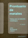 PRONTUARIO DE METALES.TABLAS PARA LA INDUSTRIA MET | 9788429160611 | JUTZ, H. ; SCHAKOS, E.