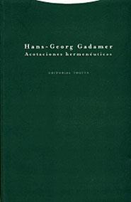 ACOTACIONES HERMENAUTICAS | 9788481645026 | GADAMER, HANS-GEORG