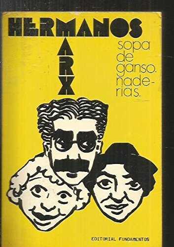 SOPA DE GANSO - NADERIAS | 9788424501822 | MARX, GROUCHO ... [ET AL.]