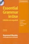 ESSENTIAL GRAMMAR IN USE ( EDICION EN ESPAÑOL ) + CD-ROM | 9788483234686 | MURPHY, RAYMOND 