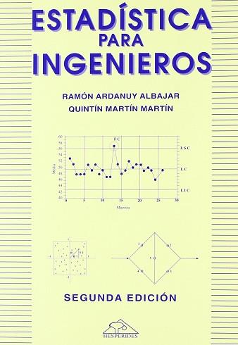 ESTADISTICA PARA INGENIEROS | 9788460476757 | ARDANUY ALBAJAR, RAMON ; MARTIN MARTIN,