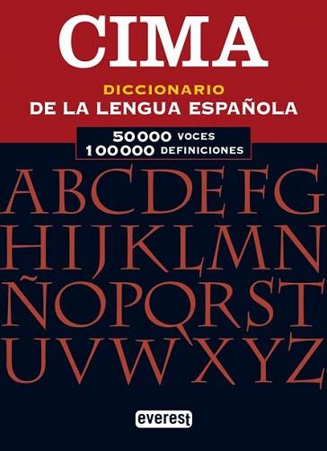 DICCIONARIO DE LA LENGUA ESPAÑOLA CIMA | 9788424112769 | AA.VV.