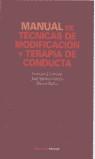 MANUAL DE TECNICAS DE MODIFICACION Y TERAPIA DE CONDUCTA | 9788436808841 | LABRADOR, FRANCISCO J.