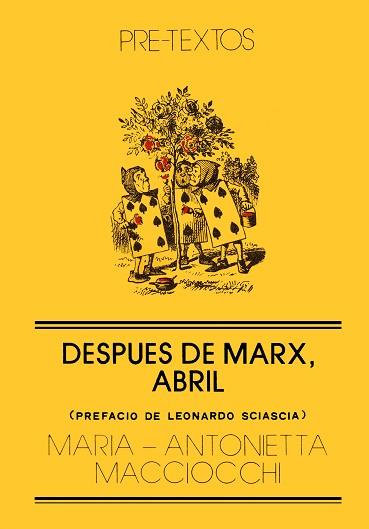 DESPUES DE MARW, ABRIL | 9788485081233 | MACCIOCCHI, MARIA-ANTONIETTA