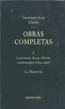 OBRAS COMPLETAS VOL.1 CLARIN | 9788484590507 | CLARIN, LEOPOLDO ALAS