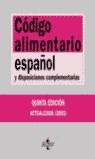 CODIGO ALIMENTARIO ESPAÑOL (2002) | 9788430938285 | DELEUZE ISASI, PALOMA