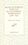 MIGUEL DE UNAMUNO;ARTICULOS EN LAS "NOTICIAS DE BA | 9788426423672 | SOTELO VAZQUEZ, ADOLFO
