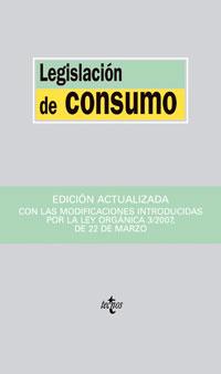 LEGISLACION DE CONSUMO ( EDICION ACTUALIZADA ) | 9788430945511 | PARRA LUCÁN, MARÍA ÁNGELES (PREPARADOR)