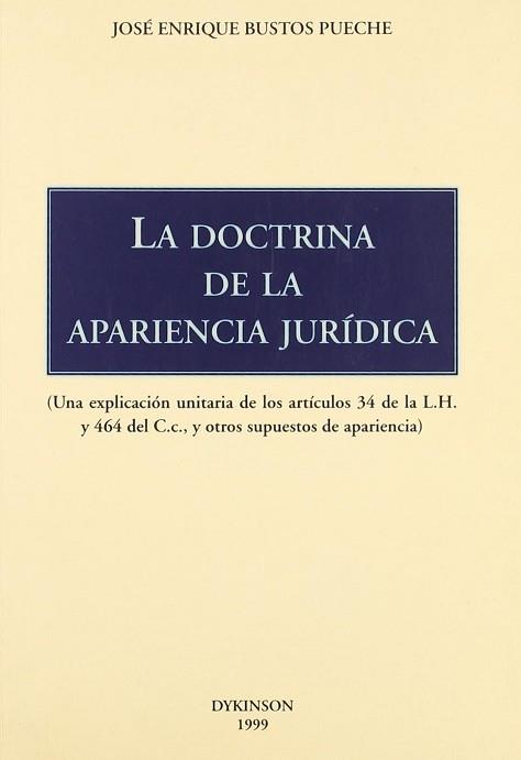 DOCTRINA DE LA APARIENCIA JURIDICA, LA | 9788481554434 | BUSTOS PUECHE, JOSE ENRIQUE