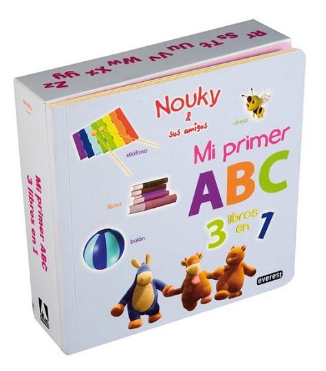 NOUKY & SUS AMIGOS. MI PRIMER ABC. TRES LIBROS EN UNO | 9788444163864 | NOUKIE'S PICTURES