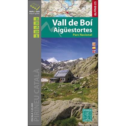 MAPA VALL DE BOÍ Y AIGÜESTORTES ESC. 1: 25,000 MAPA Y GUÍA EXCURSIONES ESC. 1: 25,000 | 9788480907040 | AA.VV.