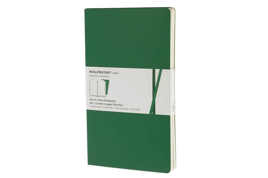 GREEN 2 PLAIN VOLANT NOTEBOOK L VERDE LISO | 9788862937917 | AA VV