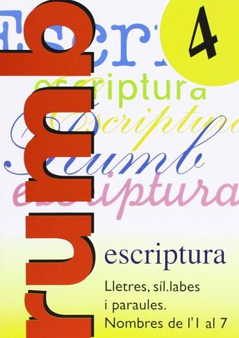 RUMB 2000 4 QUADERN ESCRIPTURA | 9788486545130 | MARTI FUSTER, R. M.