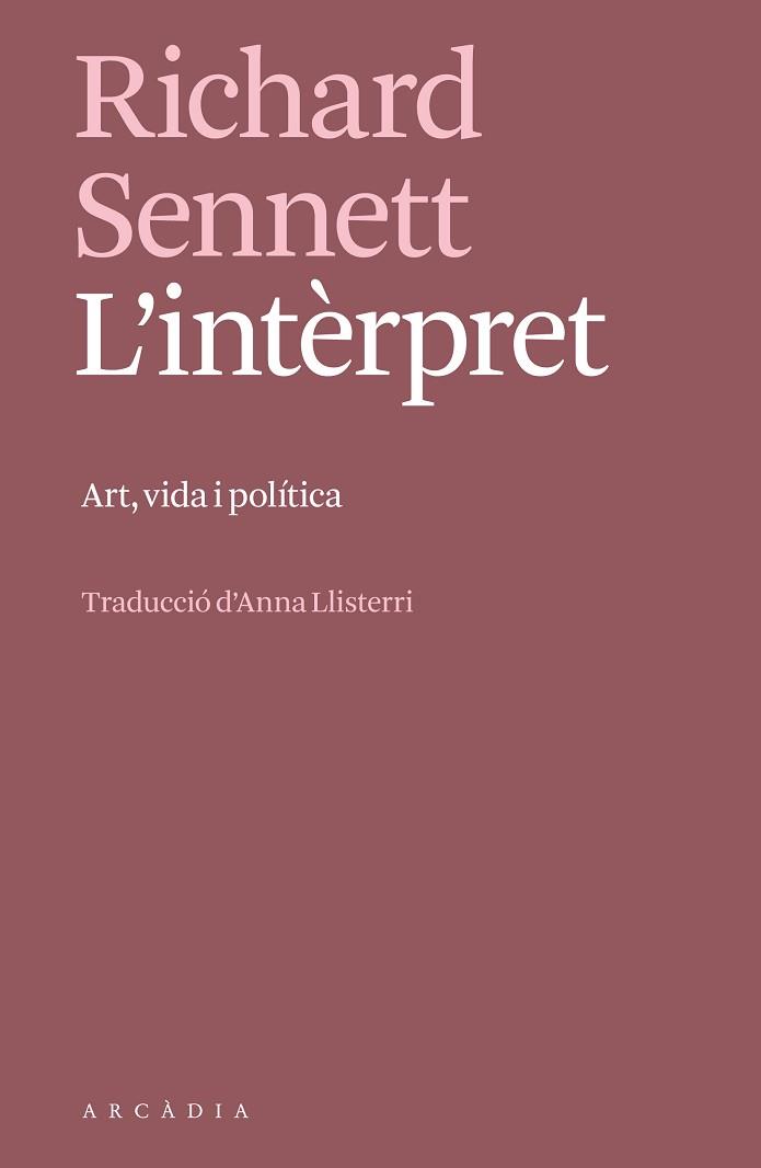 INTÈRPRET | 9788412745757 | SENNETT, RICHARD