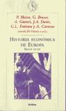 HISTORIA ECONOMICA DE EUROPA SIGLOS XV-XX | 9788484324638 | VITTORIO, ANTONIO DI (COORD.)