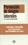 PREVENCION RIESGOS LABORALES (ED. 2000) | 9788430935734 | GONZALEZ BIEDMA, E.