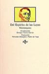 DEL ESPIRITU DE LAS LEYES | 9788430911363 | MONTESQUIEU, CHARLES DE SECONDAT, BARON