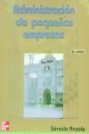 ADMINISTRACION DE PEQUEÑAS EMPRESAS (2 ED.2002) | 9789701034613 | ANZOLA, SERVULO