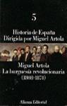 HISTORIA DE ESPAÑA. T.5. LA BURGUESIA REVOLUCIONAR | 9788420695709 | ARTOLA, MIGUEL