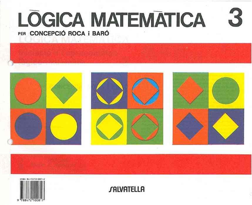 LOGICA MATEMATICA 3 | 9788472100817 | ROCA BARO, CONCEPCIO