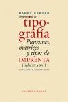 ORIGENES DE LA TIPOGRAFIA | 9788478951154 | CARTER, HARRY